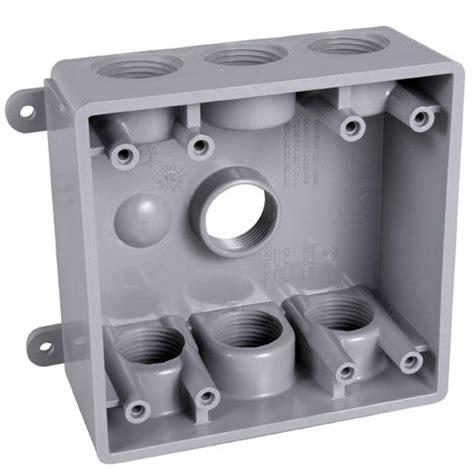 double insulated junction box|2 gang weatherproof electrical box.